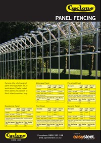Panel Fencing Brochure